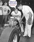 Weelky & Rivero with an exploded motor at Pomona